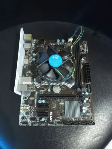 Kit placa msi com led h110m pro + i7 6700 + coler Intel