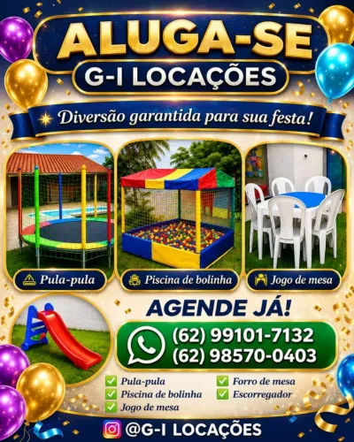 Pula pula piscina de bolinha alugamos para sua festa