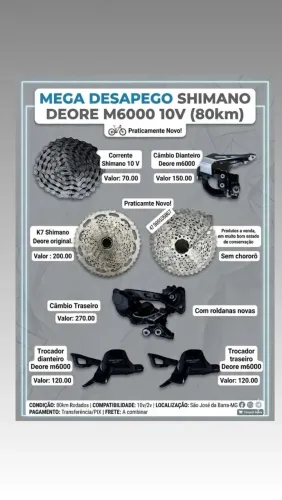 Vendo peças de bike aro 29