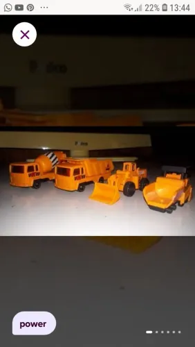 Coleção de tratores miniaturas