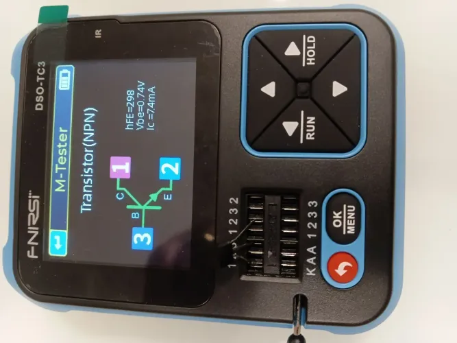 Testador de componentes + osciloscópio + Gerador de Sinais DSO-TC3