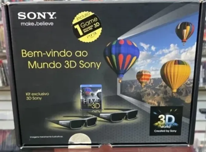 kit sony 3d console playstation 3