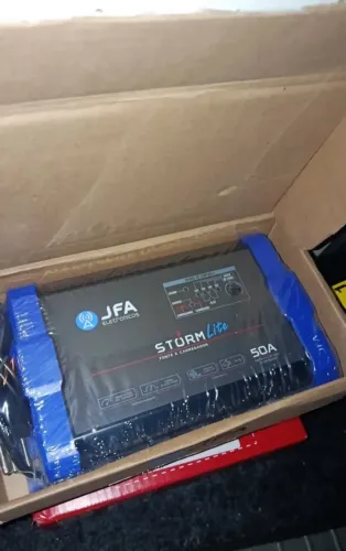Fonte Carregador Jfa Storm Lite 50a 1050w Bivolt Smart Cooler Azul