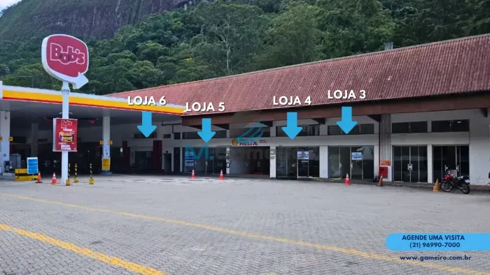 Alugam-se Lojas Comercias no Posto de combustível em Petrópolis/Itaipava