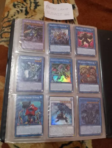 cartas váriadas pasta completa Yu-Gi-Oh