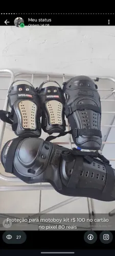 Luvas para motoboy proteção
