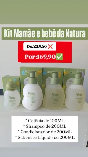 Kit Mamãe e bebê promocional