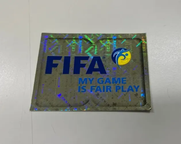 figurinha brilhante número 1 da Copa do Mundo da Rússia - Fifa