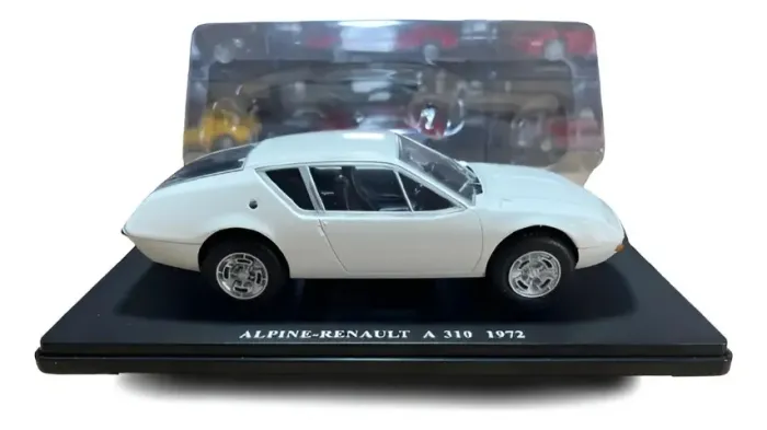 Coleção Autos Inolvidables Renault Alpine A310 1972 1/43 Branco