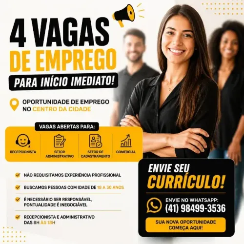 PRECISO DE 05 PESSOAS