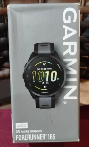 Relógio Garmin Smartwatch Forerunner 165 preto sport