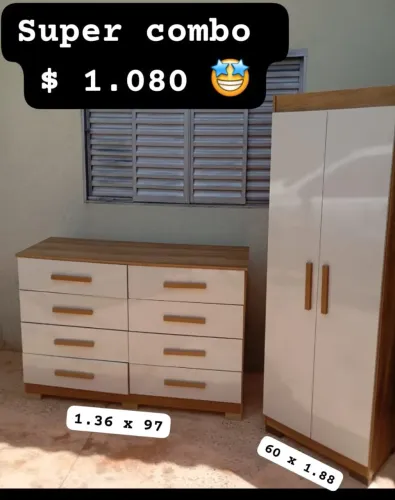 Combo Cômoda + Multiuso Novos Entrega Grátis