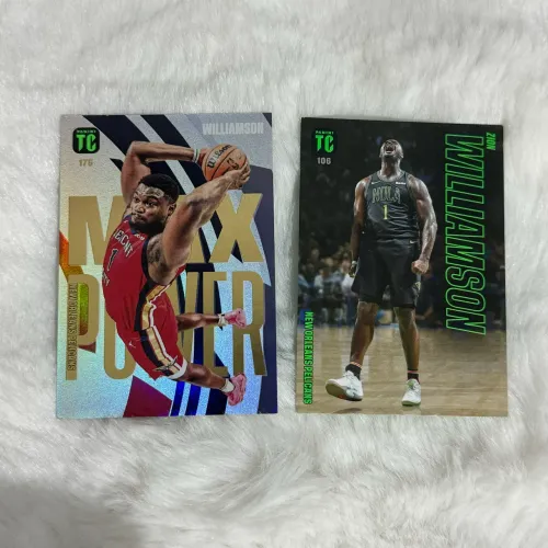2 cards NBA Zion Williamson originais
