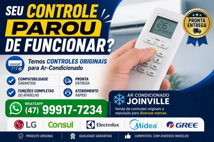 Controle remoto pra ar condicionado