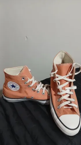 Tênis All Star Converse Cano Alto Laranja Original 36