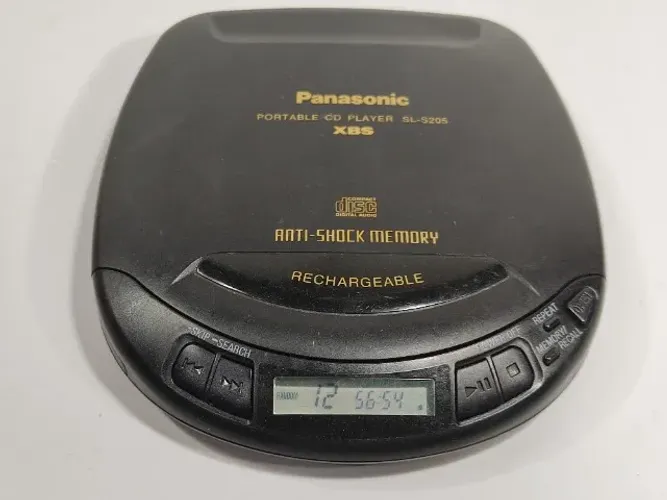 Discman Panasonic Sl-s205 Anti-shock Memory Ok Mdc (Usado)