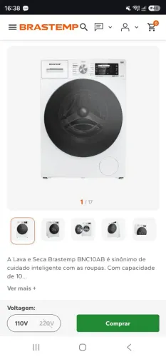 Lava e seca Brastemp
