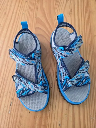 sandália de trilha quechua azul 33