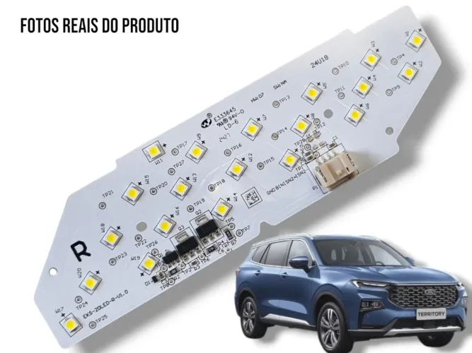Placa De Led Interno Farol Inf Direito Ford Territory 2025 