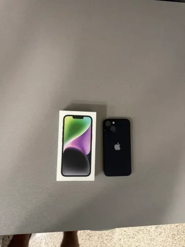 iPhone 14 128GB Meia-noite - Único Dono + Caixa e Cabo Original Novo
