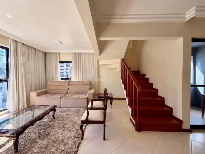 Apartamento duplex mobiliado 3 quartos com suíte no centro de Chapecó