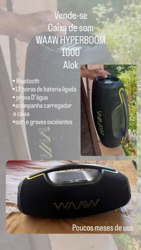 Caixa hyperboom 1000 alok