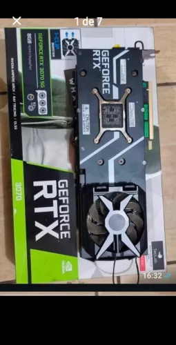 Placa de vídeo GEFORCE RTX 3070
