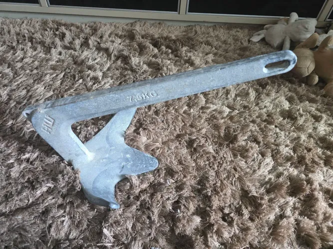 Âncora Bruce Galvanizada Fundida 7,5kg ou 5,00kg