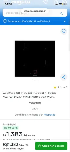 Fogão de indução
