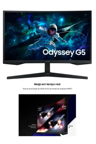MONITOR ODDYSEY DA SAMSUNG versão de 27" e 165hz