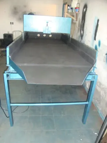 Mesa vibratória separadora de cobre