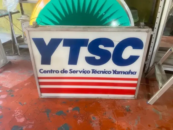[RARIDADE TOTAL] Luminoso Vintage Yamaha Anos 80 - Dupla Face Impecável! ?