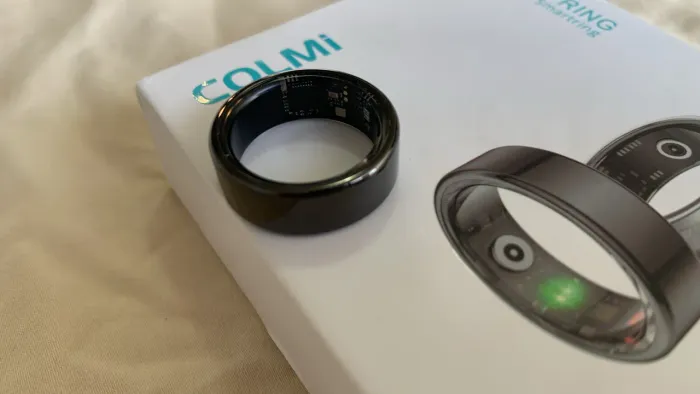 Anel inteligente Colmi R02 smart ring tamanho 9 preto
