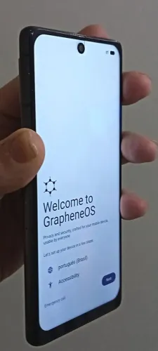 Google Pixel 7 256GB com GrapheneOS. Obsidiana. Celular à venda, seus dados NUNCA!