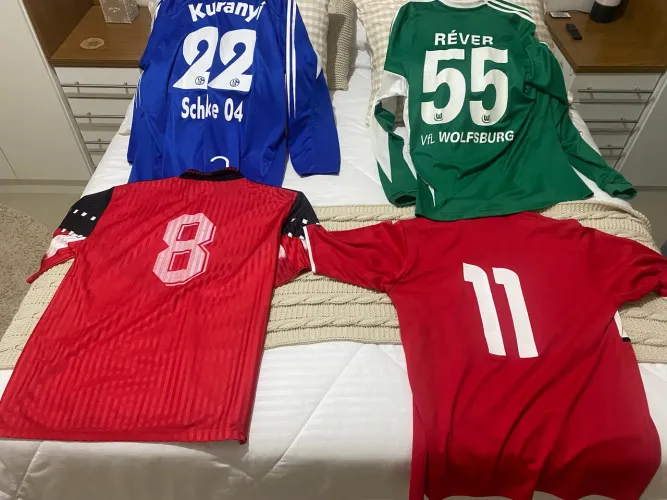 05 camisas originais Bundesliga e Alemanha