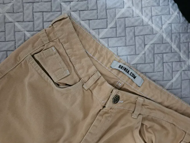 Calça bege gringa.com 40