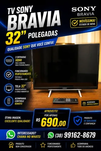 Tv 32 sony bravia