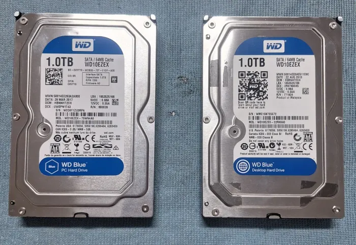 HD 1 TERA WD DESKTOP ( 2 peças)