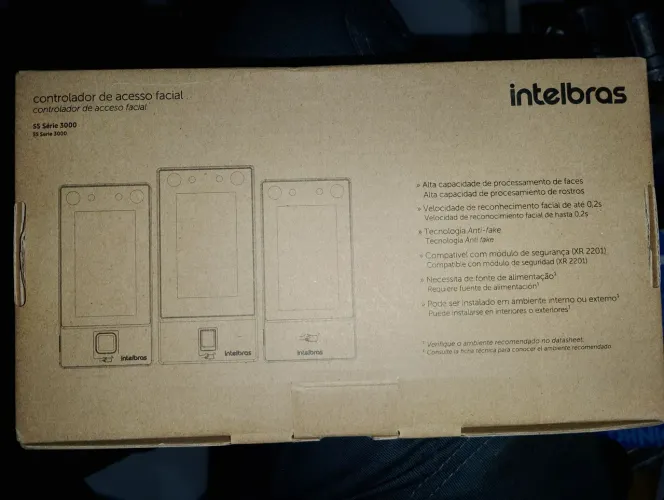 3 unidades de identificador fácial da Intelbras