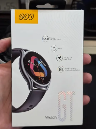 Smartwatch QCY GT S8 preto