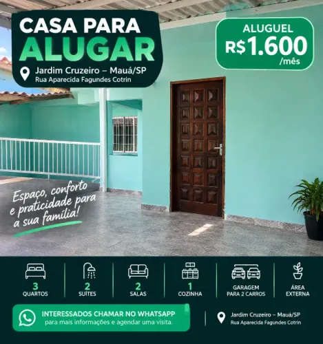 Casa para aluguel em Mauá - Jardim Cruzeiro ?