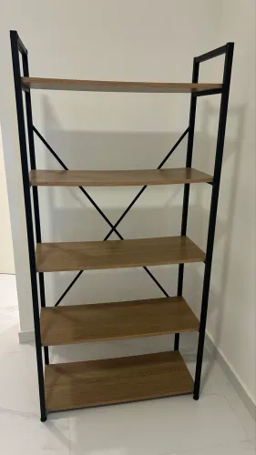 Vendo Estante Aço e Madeira