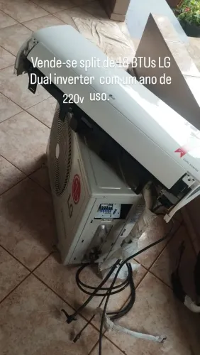 Vende-se um split inverter 18btu com 1ano de uso