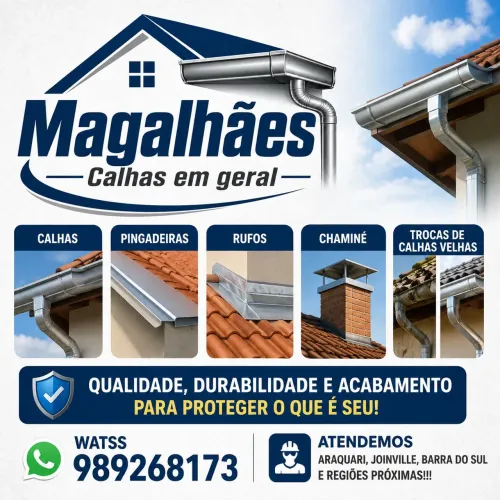 Serviço de calha 