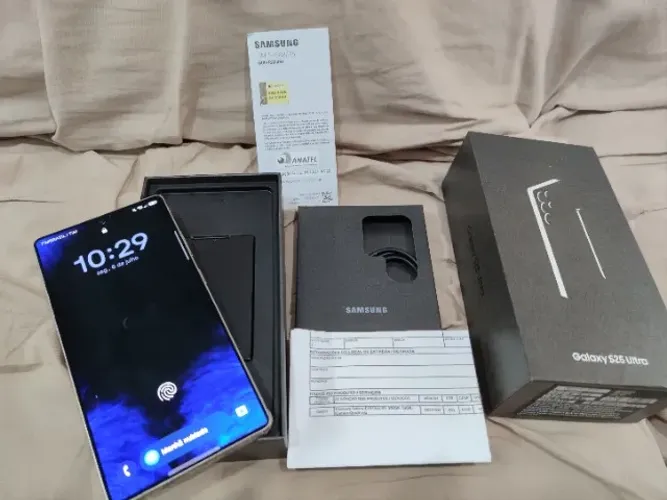 S25 Ultra Preto 256gb, com nota completo, Igual a Novo
