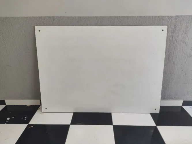 Placa de vidro pra logo comercial