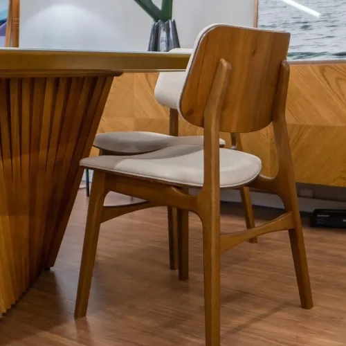 Cadeiras modernas madeira resistente cadeiras para sala e mesa de jantar