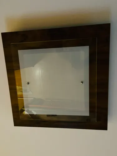 Luminária com 3 lâmpadas super nova