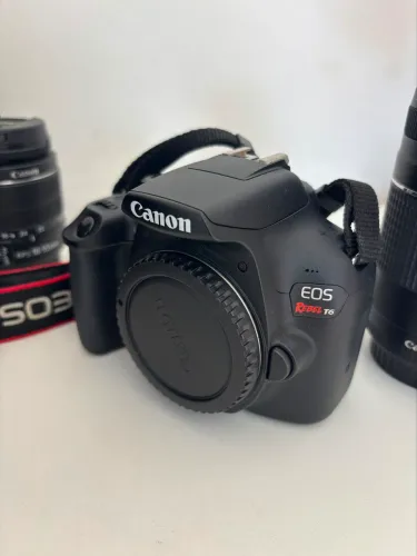 Câmera Canon Rebel T6+ Duas Lentes + Case Originial