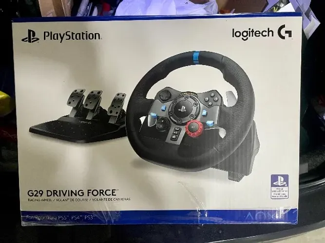 Volante Logitech G29 para PC e PS5/PS4/PS3 IMPECÁVEL com CAIXA